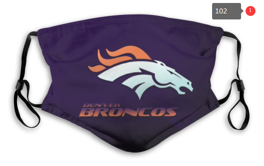 NFL Denver Broncos #4 Dust mask with filter->nfl dust mask->Sports Accessory